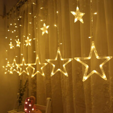 Lampy kurtynowe LED Twinkle Star, ciepła biel, 138 diod LED