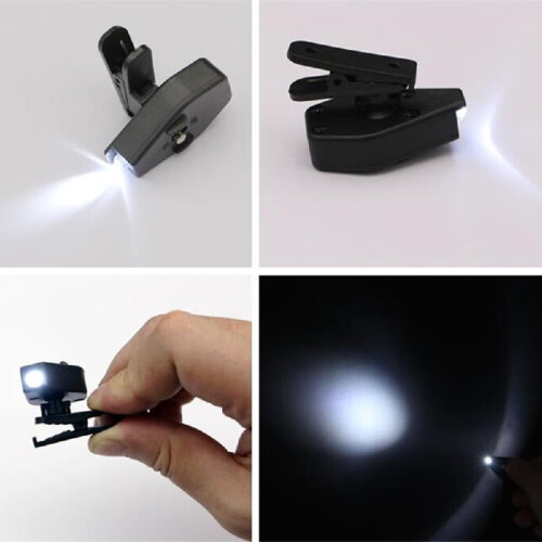 Lampe torche LED à clipser sur les lunettes 2