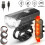 LED bicycle headlight USB rechargeable front 1