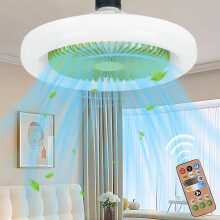 Ventilatore da soffitto Fankiway E27 con luce, bianco, 1 unità