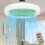Fankiway E27 plafondventilator met verlichting, wit, 1 stuk 1