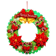 Weihnachtswandaufkleber, 3D-Papiergirlande, 1 Set