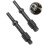 Set di 2 chiavi pneumatiche per bulloni da 3/8" e 1/2". 1