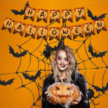 Διακόσμηση γιρλάντας για το Halloween με πανό 10 πόδια