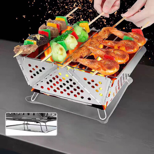 Barbecue à charbon portable Donemore pour usage extérieur
