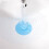 Couvercle de siphon de sol en silicone avec bouchon (4 pièces, bleu) 5