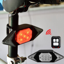 Donemore USB-rechargeable LED bike rear light with wireless