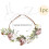 Couronne de fleurs avec bandeau ajustable à ruban 2