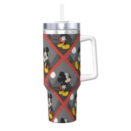 Ποτήρι Mickey Mouse από ανοξείδωτο ατσάλι 40oz με λαβή και