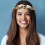 Couronne de fleurs avec bandeau ajustable à ruban 4
