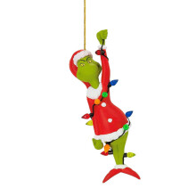 Κρεμαστό στολίδι για το δέντρο Grinch, πολύχρωμη χριστουγεννιάτικη διακόσμηση