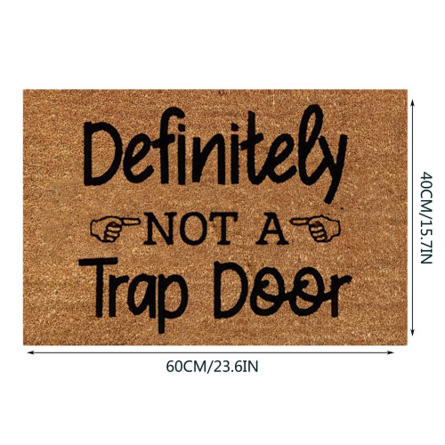 Xubond holiday welcome door mat polyester black 2
