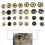 Metal snap fastener button press for leather and fabric 2