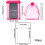 VioletRed organza drawstring bags5x7inch100pcs 2