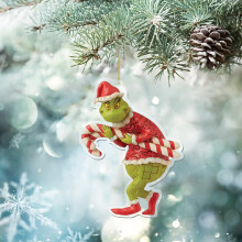 Σετ Χριστουγεννιάτικων Στολιδιών Grinch από Ακρυλικό Κρεμαστό