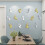 Easter wall stickers rabbit acrylic home decoration set 4
