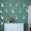 Easter wall stickers rabbit acrylic mirror decor 3