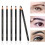 Conjunto de lápis para sobrancelhas para microblading, preto, 6 peças 1