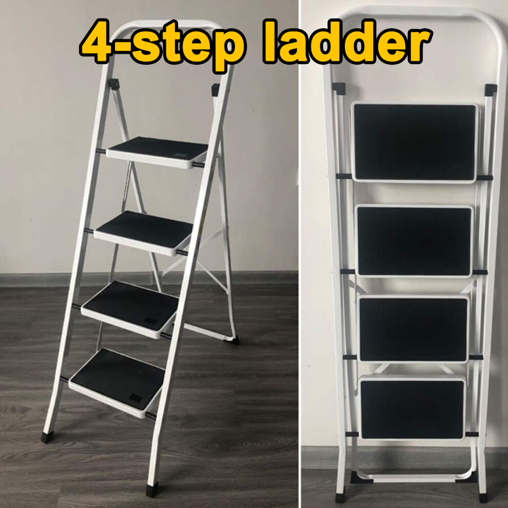 Photos - Ladder Dayplus 4 Step , Premium Quality Folding Step for DIY and Gardening - Anti Slip Feet, Easy to Store , 150KG Max C