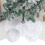 Juletreskjørt Snøfnuggdesign 48 tommer 5