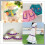 RIC Rac-list blå violett metallic glitter 3,5 cm 5 meter 4