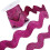 RIC Rac-list blå violett metallic glitter 3,5 cm 5 meter 6