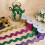 RIC Rac-list blå violett metallic glitter 3,5 cm 5 meter 8