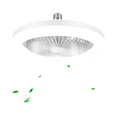 Ventilatore da soffitto chiuso Fankiway con luce bianca