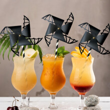 Halloween paperi tuulimyllyn kummituskoriste, 1 kpl