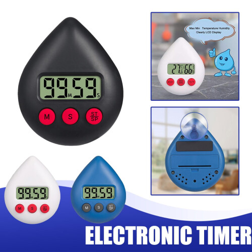 Digital Shower Timer Waterproof Energy Saver 5-Color 2