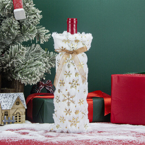 Ensemble de pulls de Noël en toile de jute et velours