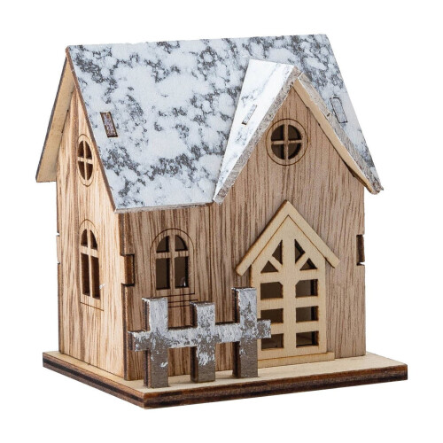 Luzes de Natal para quarto com árvore, Papai Noel e boneco de neve.