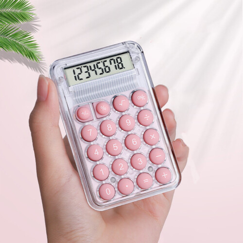 Tragbarer 8-stelliger Taschenrechner mit großem Display