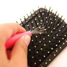 Fankiway Haarborstelreiniger met afneembare plastic handgreep