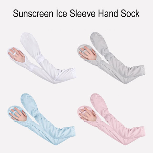 Αντηλιακό ποδηλασίας με μανίκια καρπού Ice Silk UV προστασία 1