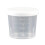 Transparent white measurement cup 50ml 6