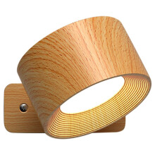LED Wall Sconce, 360 Rotatable Dimmable ,Magnetic Touch Control, Rechargeable Battery Operated Magnetic Night Light