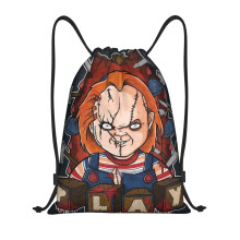 Chucky Kordelzugbeutel, Unisex, faltbar, klein