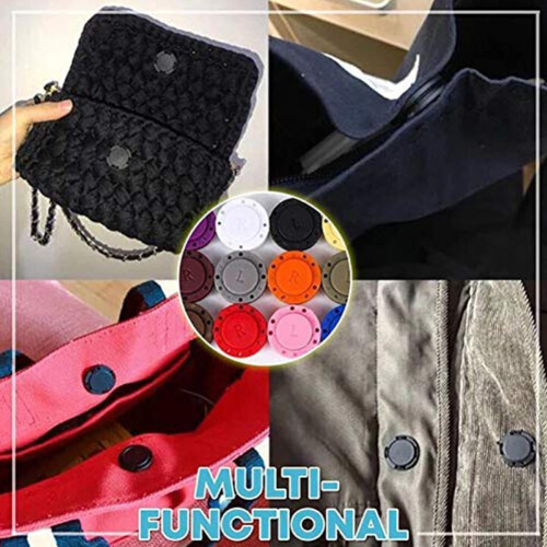 Invisible Magnetic Snap Fasteners Set for Handbags 2