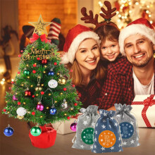 Calendrier de l'Avent à accrocher, sac cadeau, 24 jours