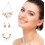 Conjunto de joias de sereia com conchas, estrelas-do-mar e pérolas (3 peças) 2
