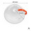 Food-Grade Plastic Microwave Plate Cover1Pack 8