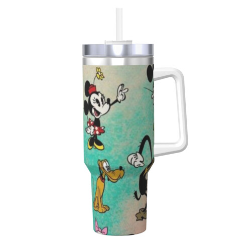 Ποτήρι Mickey Mouse από ανοξείδωτο ατσάλι 40oz με λαβή και