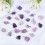 Amethyst Pendants Natural Stone24pcs3x7.5mm Hole 3