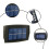 Solcellsvägglampor utomhus vattentäta LED4-pack 4