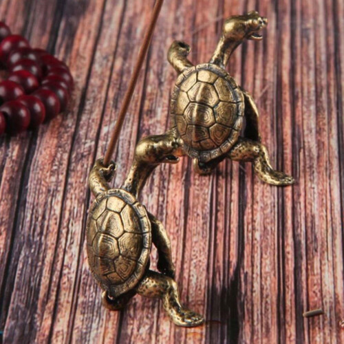 Schildkrötenförmiger Räucherstäbchenhalter (1 Stück) 2