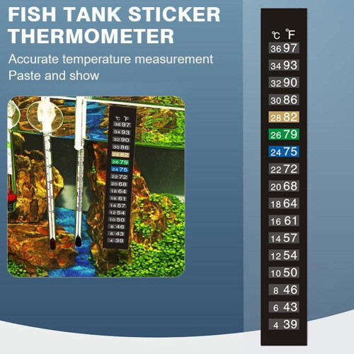 Naklejka z termometrem do akwarium i monitorem temperatury 2