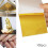 Papel comestível com estampa de folha de ouro (100 folhas) 4