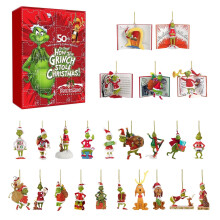 Calendrier de l'Avent de Noël 2023 - 24 jours - Figurines de dessins animés