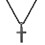 Men's Cross Titanium Steel Double-Layer Necklace 4